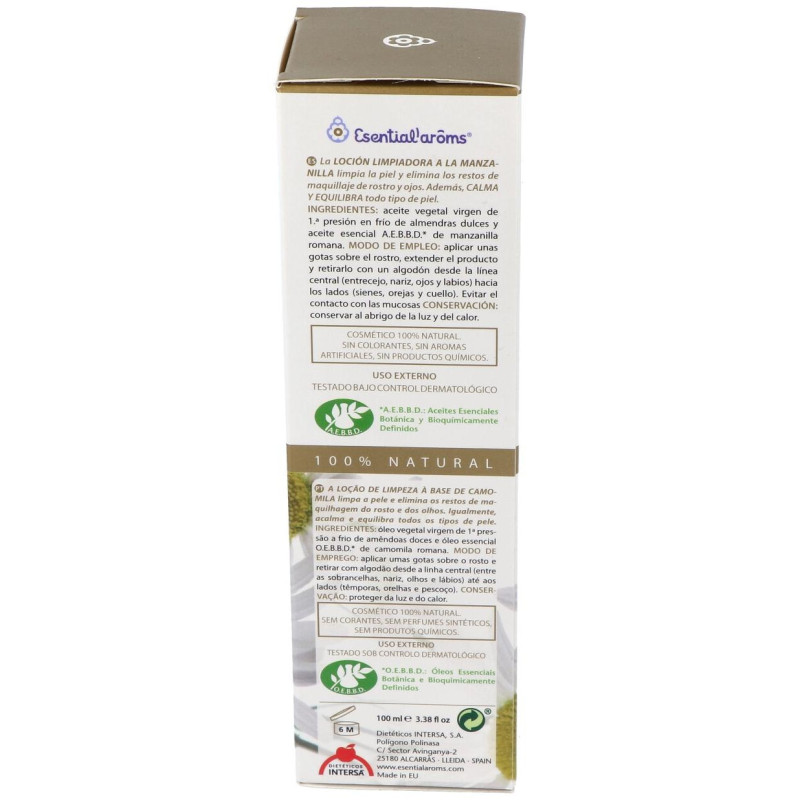 Locion Limpiadora La Manzanilla 100Ml.Esentialaro