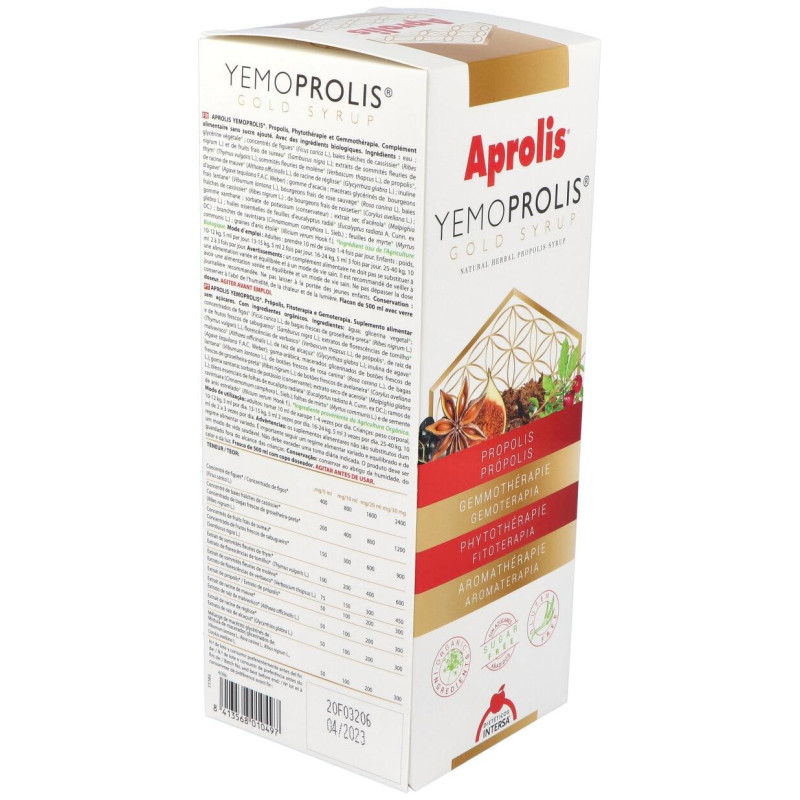 Aprolis Yemoprolis Gold Syrup 500ml - Intersa