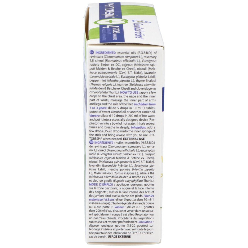 Phytorespir Frasco 30ml. + 4 Sticks Inhaladores - Esential Aroms