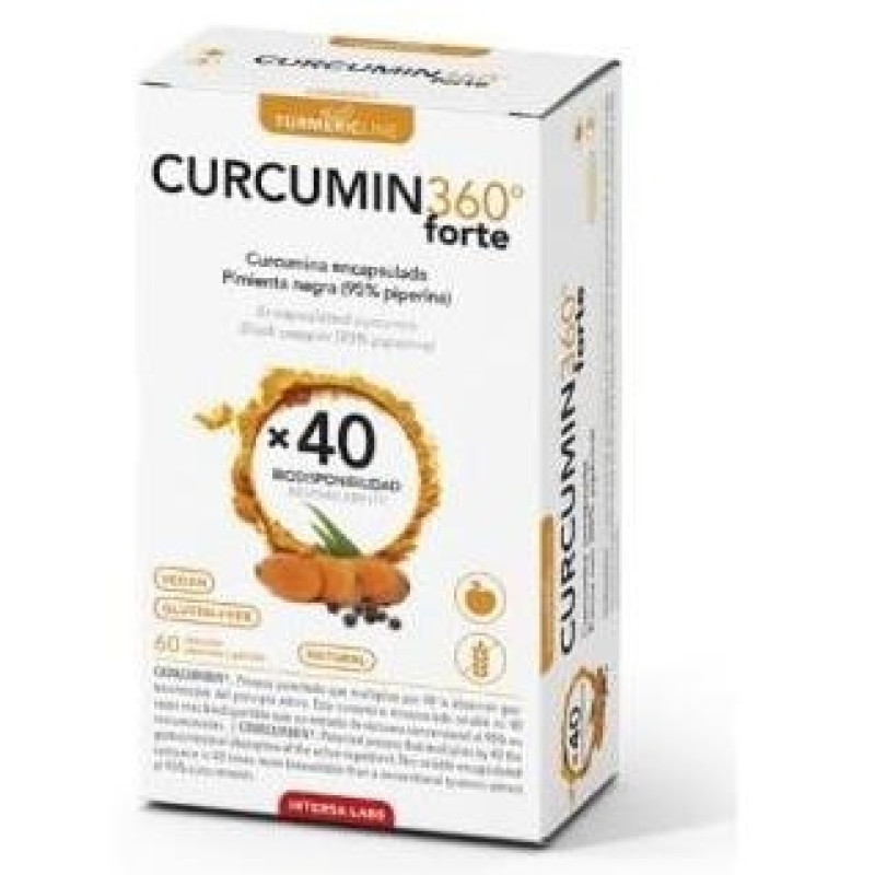 Curcumin 360º Forte 60 Cápsulas - Intersa