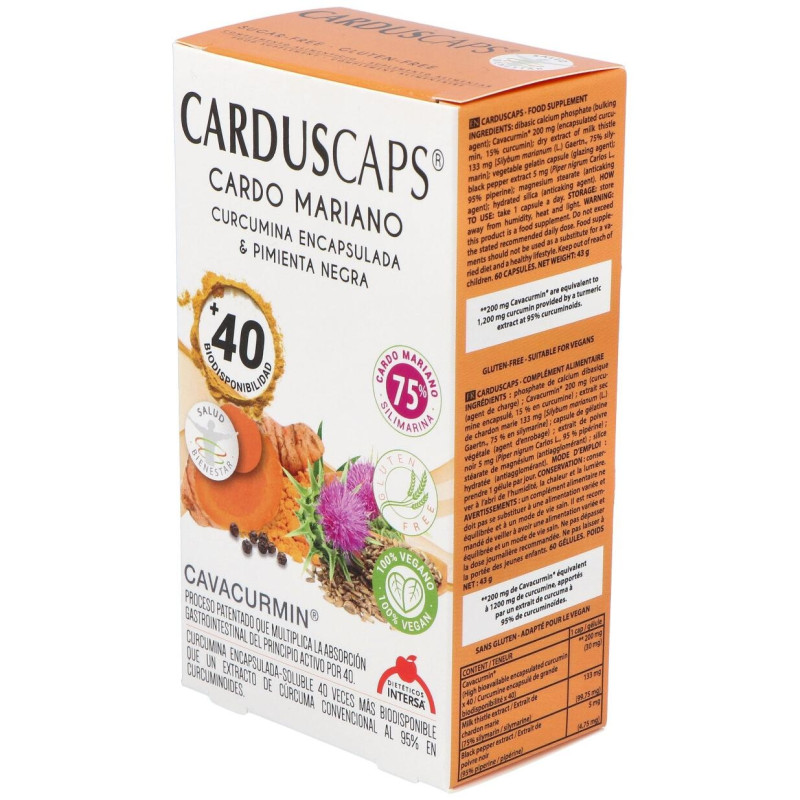 Dietéticos Intersa Cardus Curcuma 60caps - Intersa