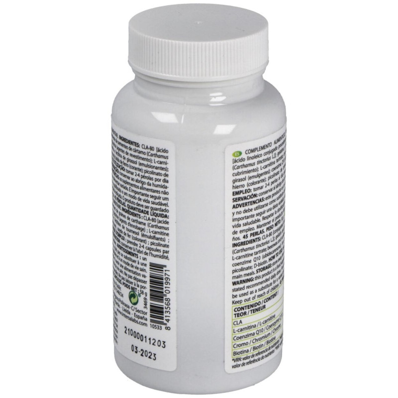 Bisiluet Cla + Q10 + L Carnitina 45caps - Intersa