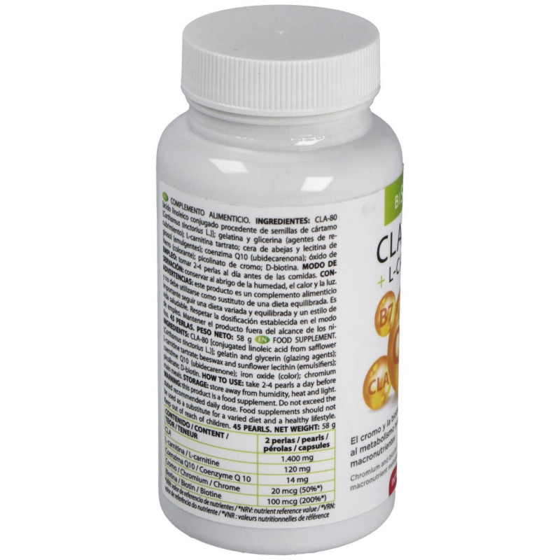 Bisiluet Cla + Q10 + L Carnitina 45caps - Intersa