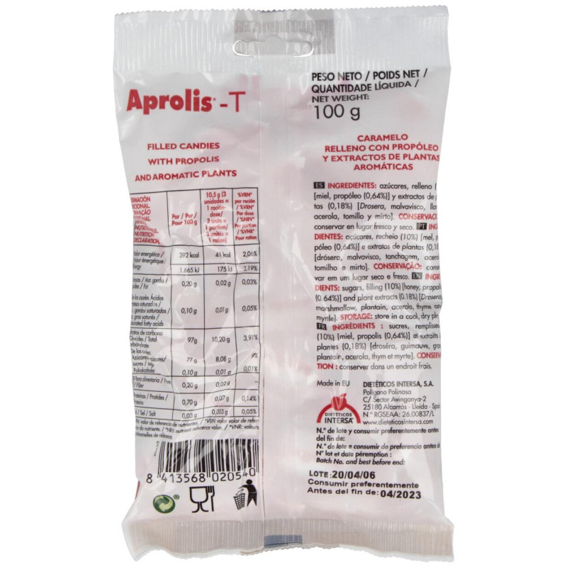 Caramelos Aprolis Tos 100gr - Intersa