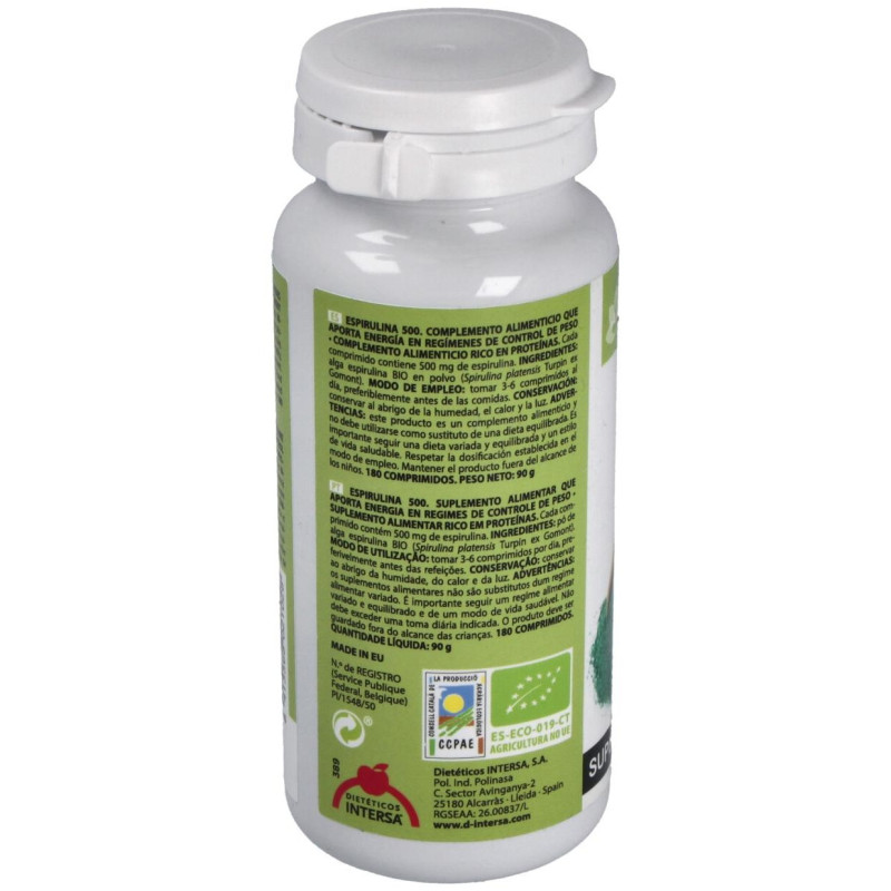 Dieteticos Intersa Espirulina 180comp - Intersa