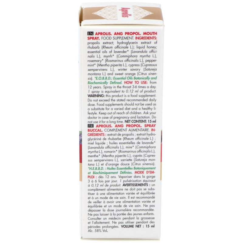 Aprolis Angi - Propol Spray Bucal 15ml - Intersa