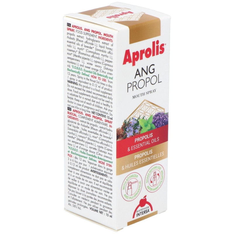 Aprolis Angi - Propol Spray Bucal 15ml - Intersa