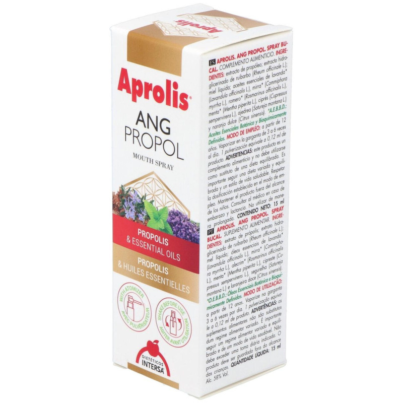 Aprolis Angi - Propol Spray Bucal 15ml - Intersa