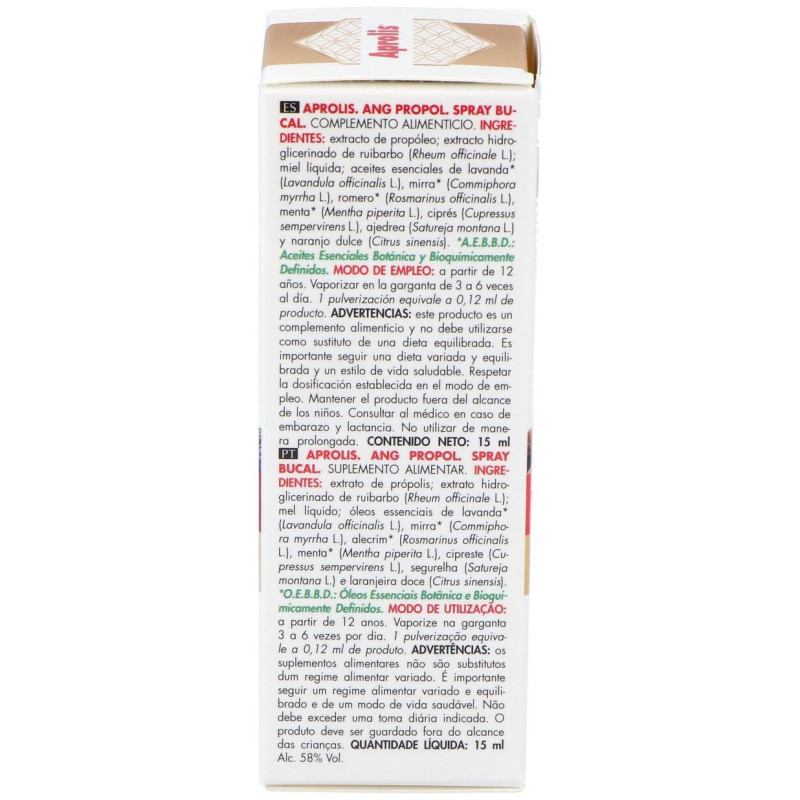 Aprolis Angi - Propol Spray Bucal 15ml - Intersa
