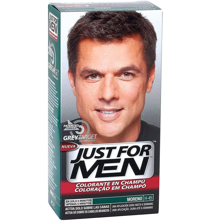 Just For Men - Champu Colorante (1 Envase 66 ml Tono Moreno) - Combe Europa Sl
