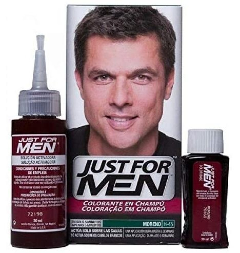 Just For Men - Champu Colorante (1 Envase 66 ml Tono Moreno) - Combe Europa Sl