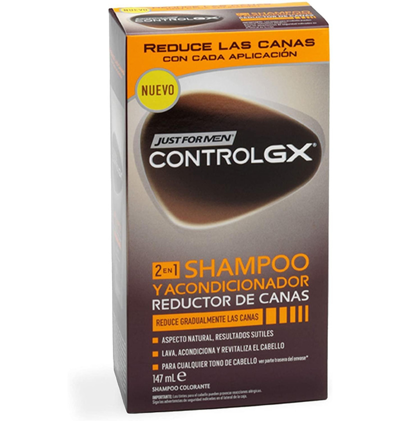 Control Gx Reductor de Canas 2 en 1 - Champu y Acondicionador (1 Envase 147 ml) - Combe Europa Sl