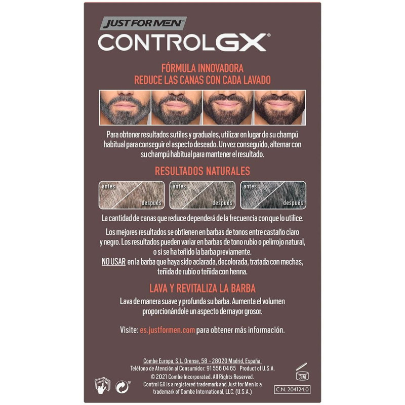 Just For Men Control Gx Gray Shampoo For Beards 118Ml