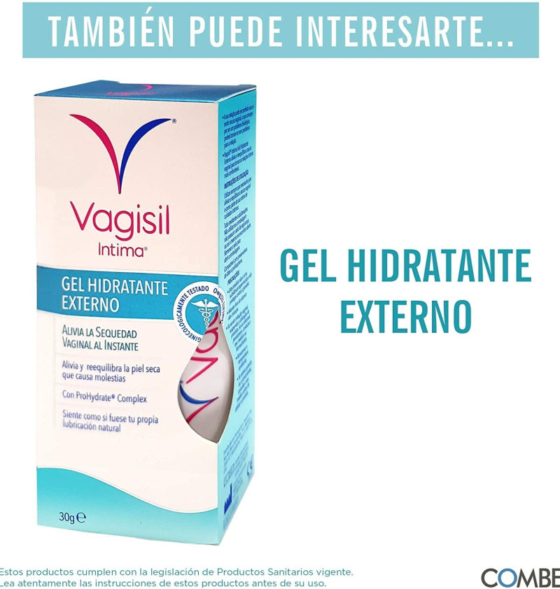 Vagisil Gel Hidratante Interno (6 Aplicadores 5 g) - Combe Europa Sl