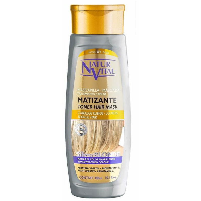 Silver Blonde Mascarilla Capilar Matizante 300ml - Naturvital