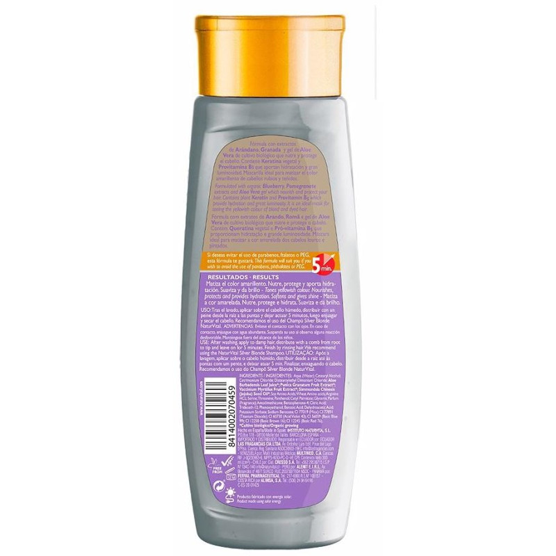 Silver Blonde Mascarilla Capilar Matizante 300ml - Naturvital