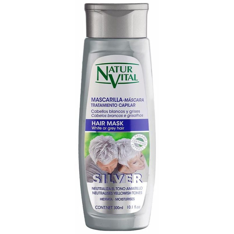 Mascarilla Silver White Orgay Hair 300ml - Naturvital