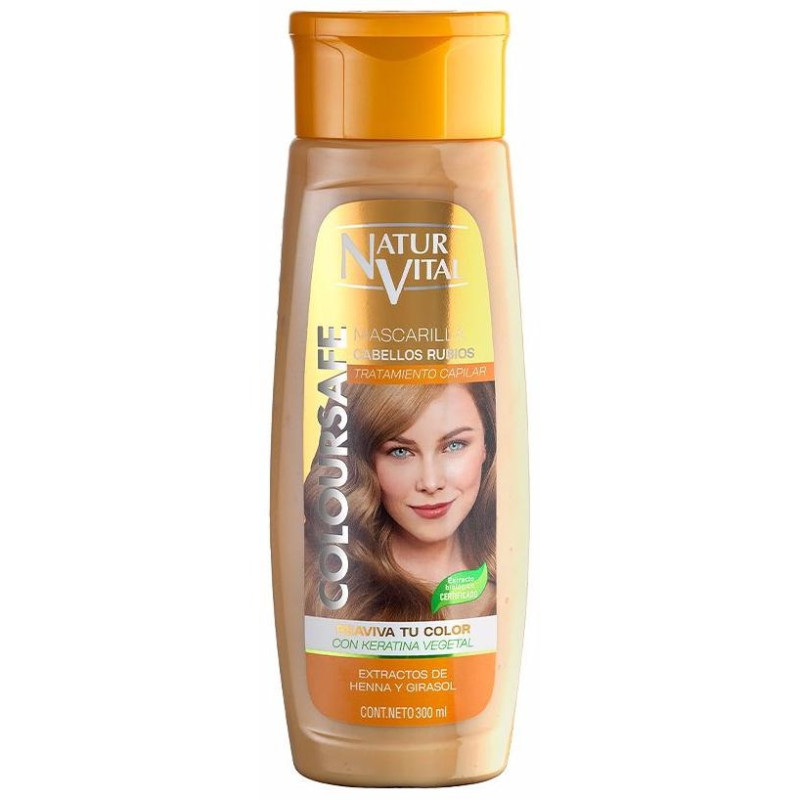 Mascarilla Coloursafe Rubio 300ml - Naturvital