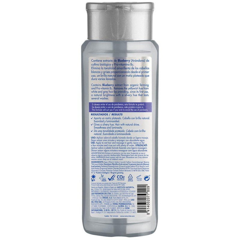 Champú Silver Cabello Blanco Ygis 300ml - Naturvital