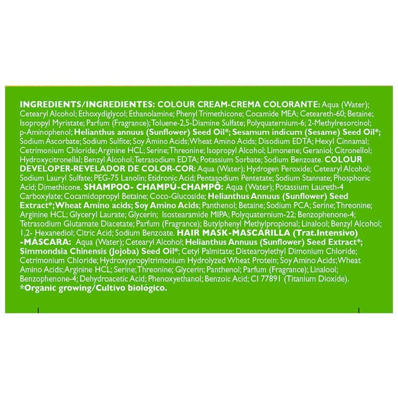 Coloursafe Tinte Permanente 7.3 Rubio Dorado 150ml - Naturvital