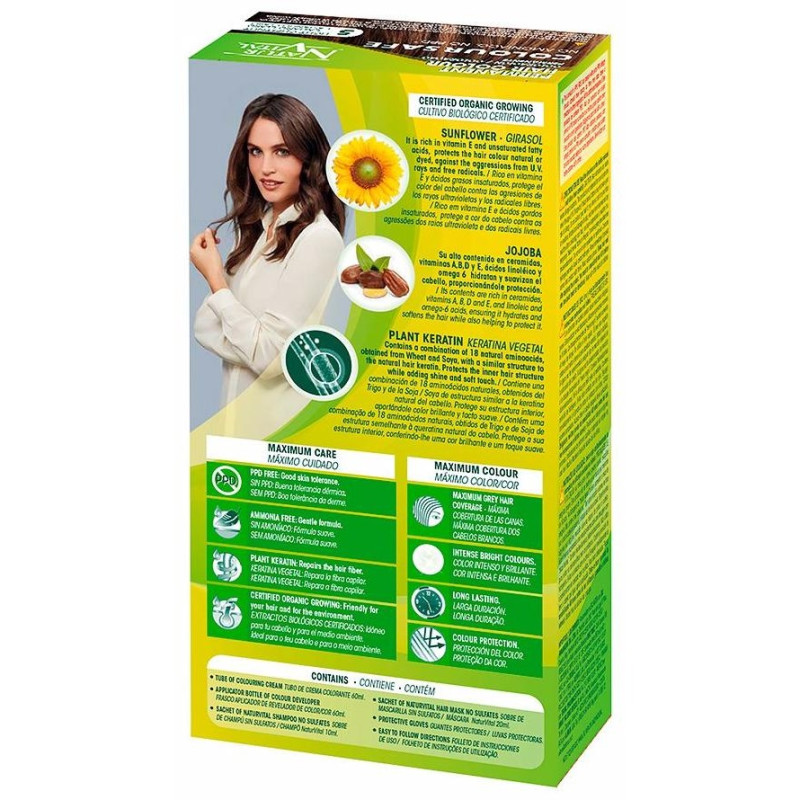 Coloursafe Tinte Permanente 5 Castaño Claro 150ml - Naturvital