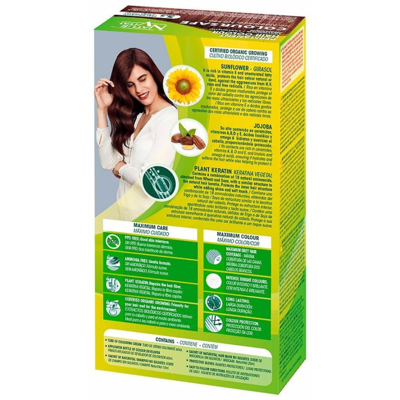 Coloursafe Tinte Permanente 5.5 Caoba 150ml - Naturvital