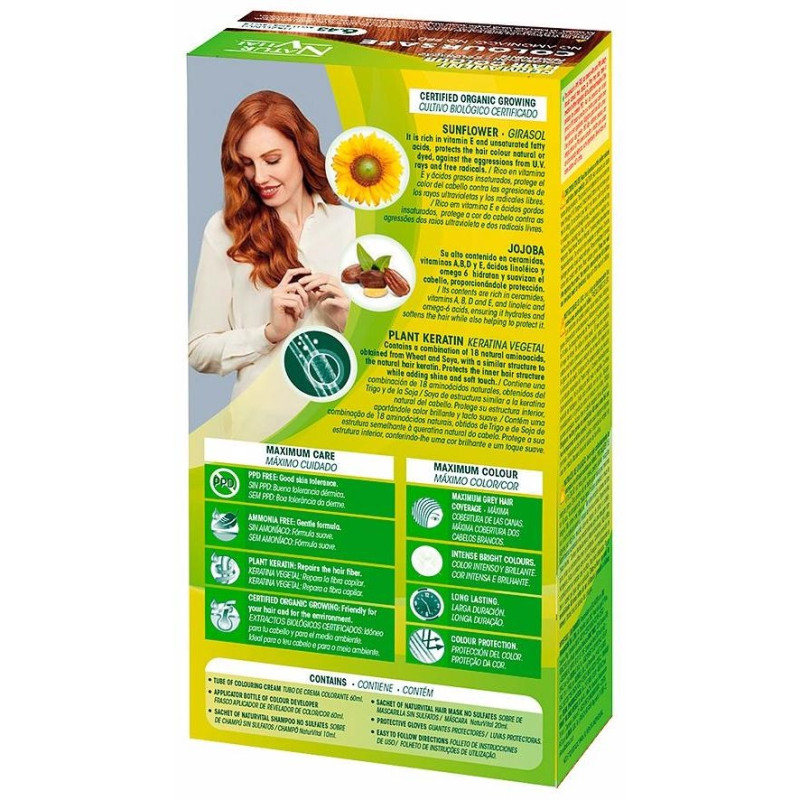 Coloursafe Tinte Permanente 6.43 Avellana 150ml - Naturvital