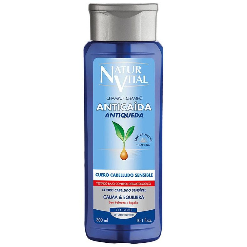 Champú Anticaída Cuero Cabelludo Sensible 300ml - Naturvital