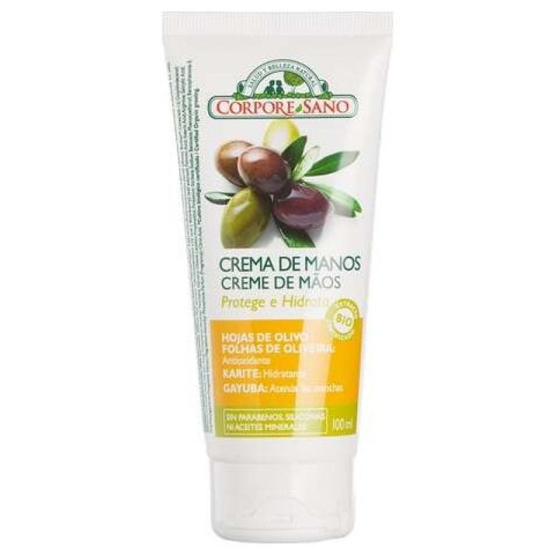 Crema Manos Olivo y Karite Tubo 100ml - Corpore Sano