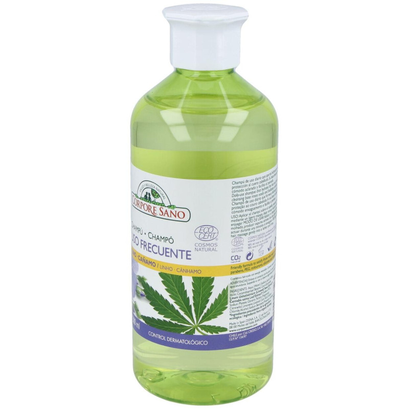 Corpore Sano Champú Uso Frecuente Lino Y Cañamo 500Ml