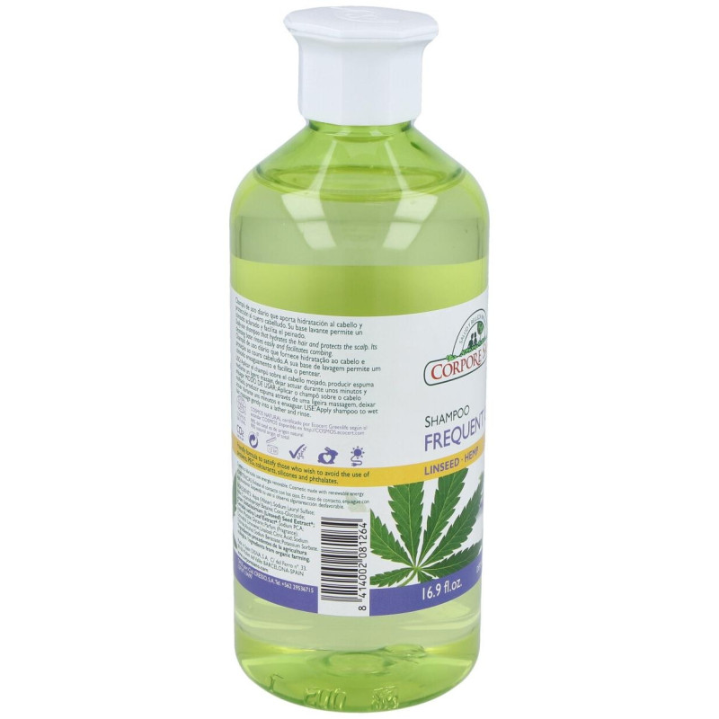 Corpore Sano Champú Uso Frecuente Lino Y Cañamo 500Ml