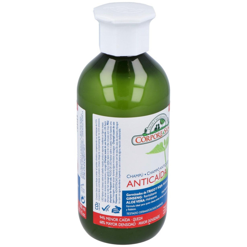 Champú Anticaida Soja_ Cereales y Ginseng 300 ml - Corpore Sano