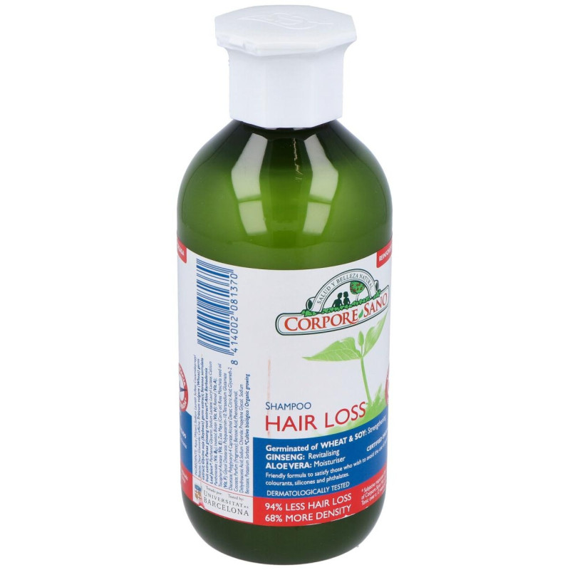 Champú Anticaida Soja_ Cereales y Ginseng 300 ml - Corpore Sano