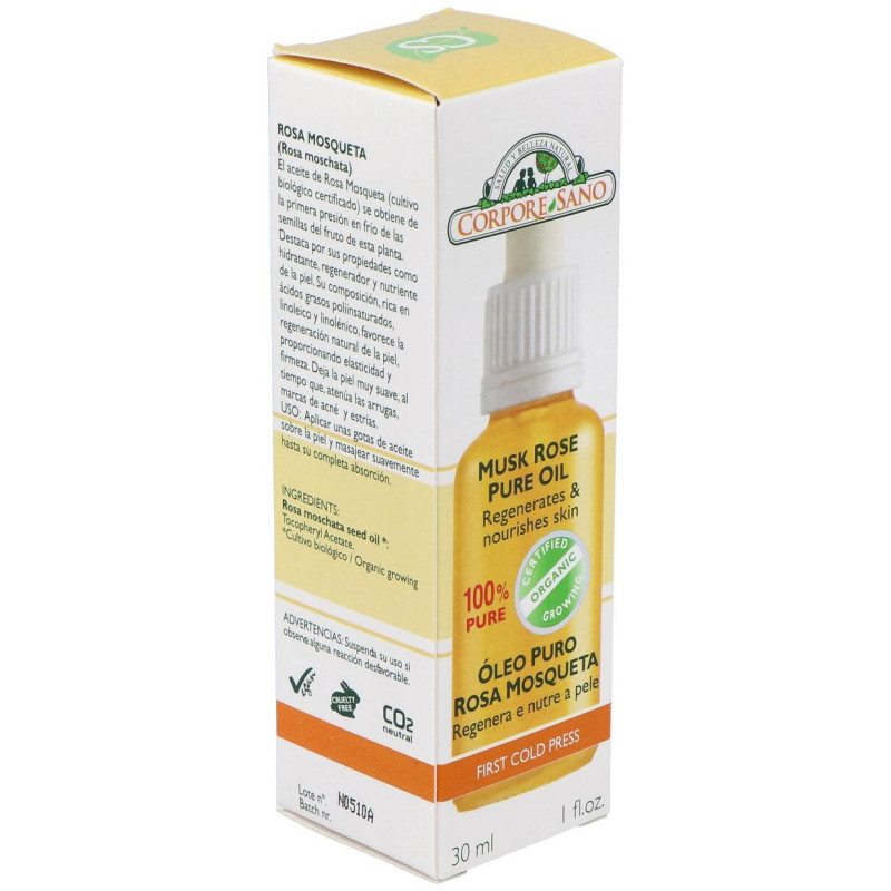 Aceite de Rosa Mosqueta Bio 100% Puro 30ml - Corpore Sano