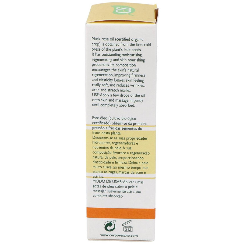 Aceite de Rosa Mosqueta Bio 100% Puro 30ml - Corpore Sano