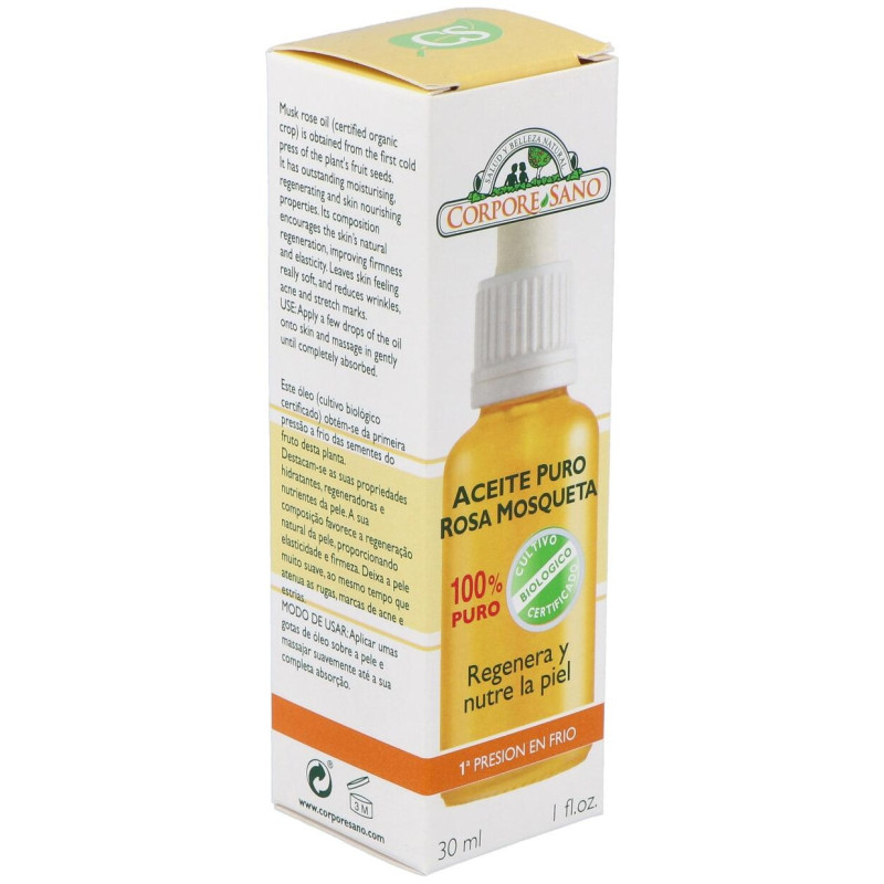 Aceite de Rosa Mosqueta Bio 100% Puro 30ml - Corpore Sano
