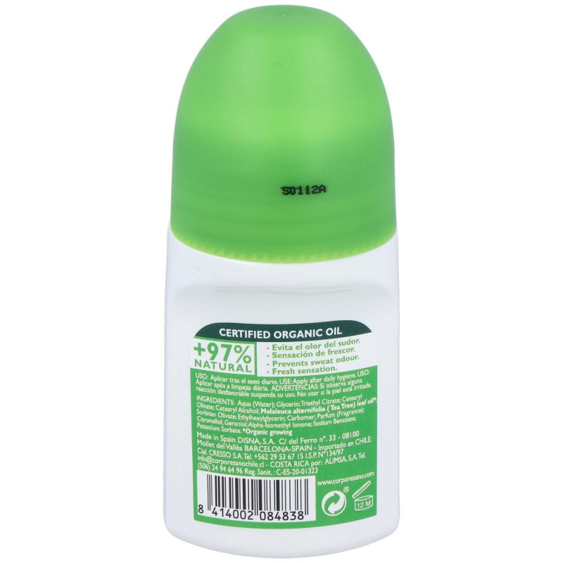 Desodorante Aceite Árbol de Té Roll - On 75ml - Corpore Sano