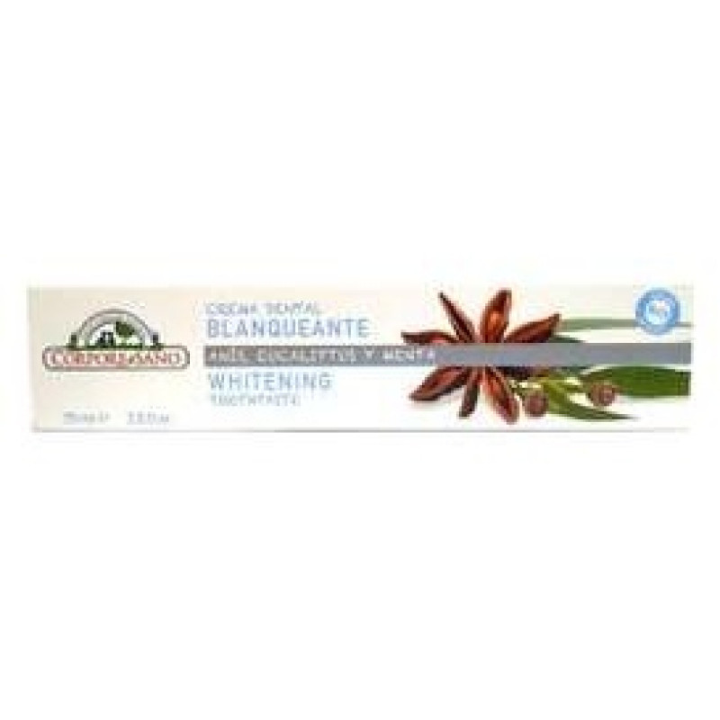 Dentifrico Blanqueante Anis Eucalipto y Menta 75ml - Corpore Sano