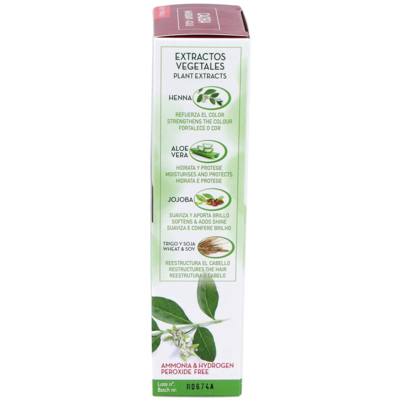 Crema Colorante Cabello Caoba 80ml - Corpore Sano