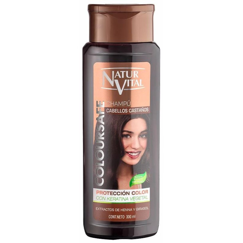 Champú Color Castaño 300ml - Naturvital