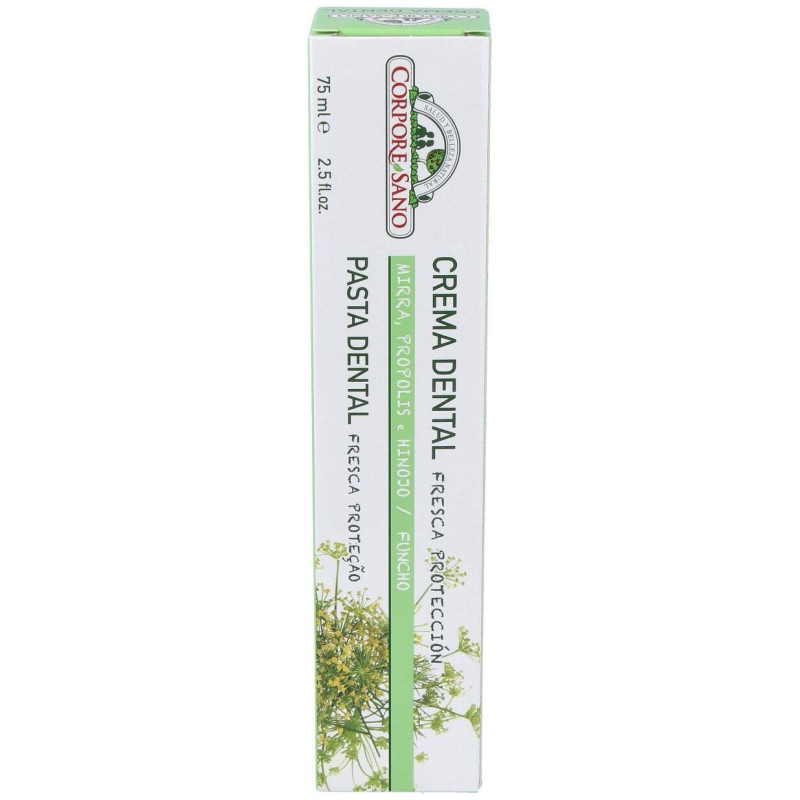 Crema Dental con Mirra Propolis e Hinojo 75ml - Corpore Sano
