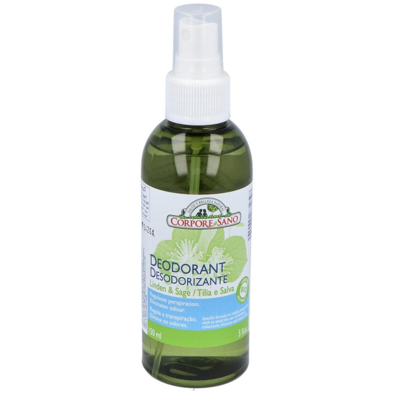 Desodorante Spray Tilo y Salvia Bio 150ml - Corpore Sano