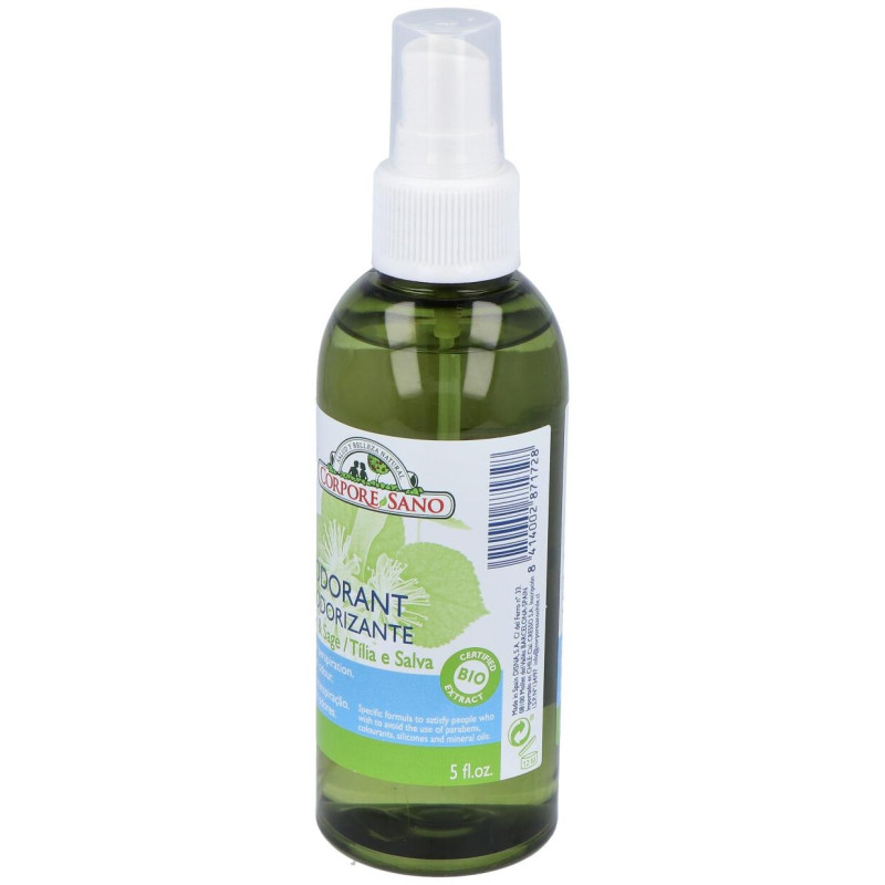 Desodorante Spray Tilo y Salvia Bio 150ml - Corpore Sano