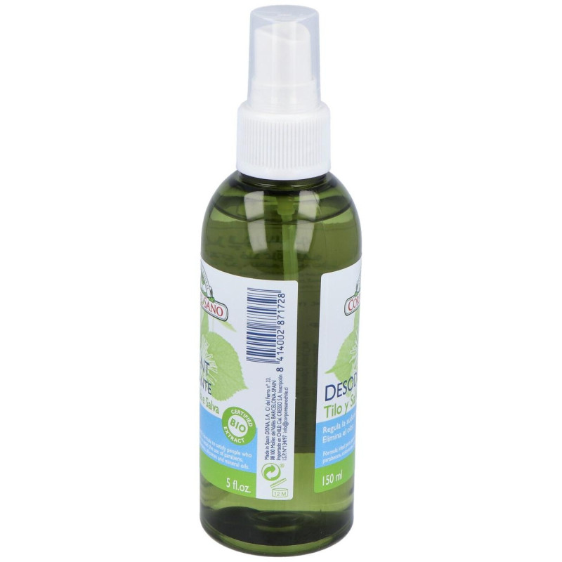 Desodorante Spray Tilo y Salvia Bio 150ml - Corpore Sano
