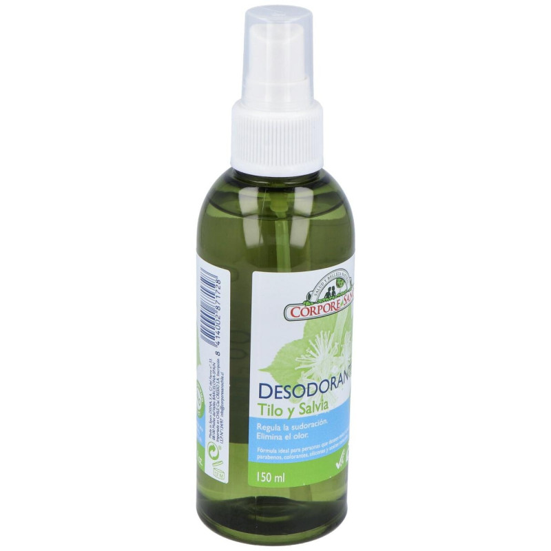 Desodorante Spray Tilo y Salvia Bio 150ml - Corpore Sano