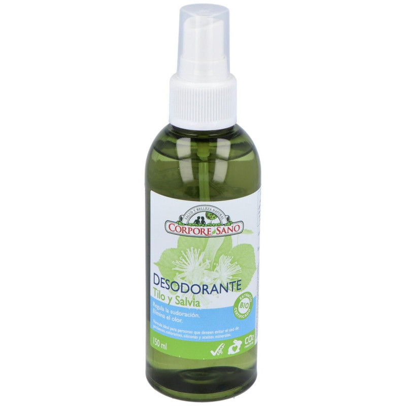 Desodorante Spray Tilo y Salvia Bio 150ml - Corpore Sano