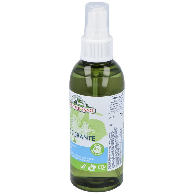 Desodorante Spray Tilo y Salvia Bio 150ml - Corpore Sano