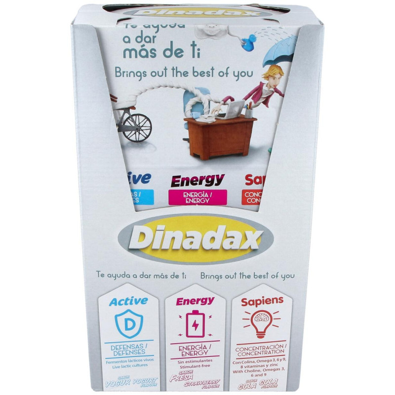 Dinadax Active (yogur) Expositor 60barritas - Pharmadiet