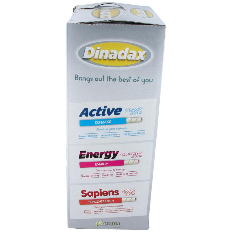 Dinadax Active (yogur) Expositor 60barritas - Pharmadiet