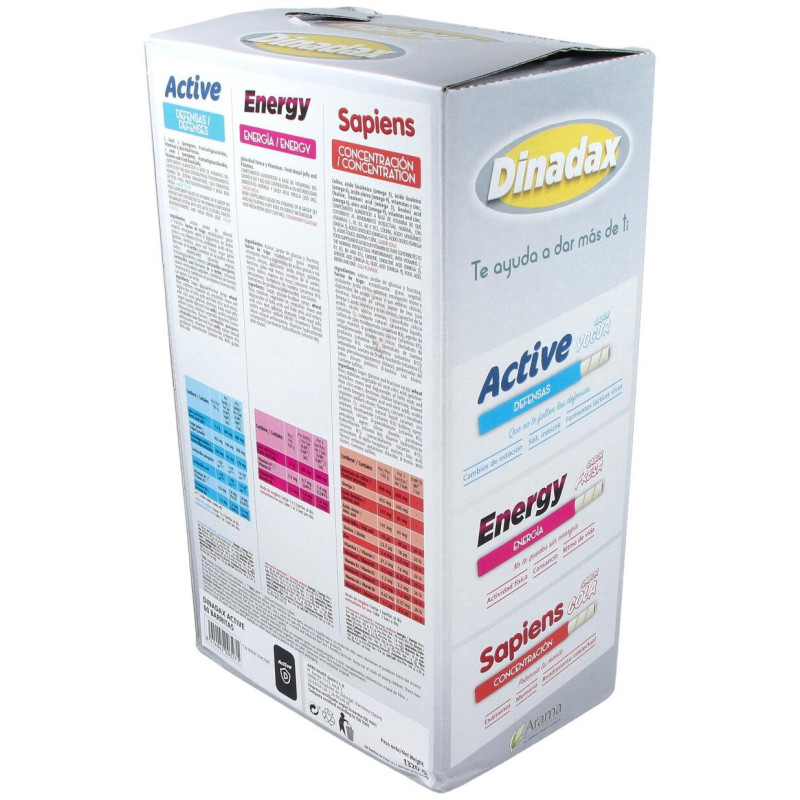Dinadax Active (yogur) Expositor 60barritas - Pharmadiet
